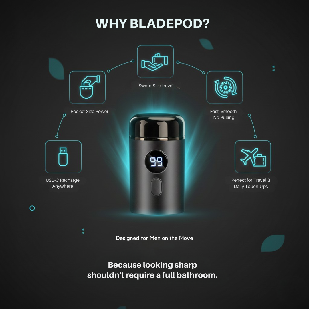 BladePod Mini Razor – Look Sharp On the Go