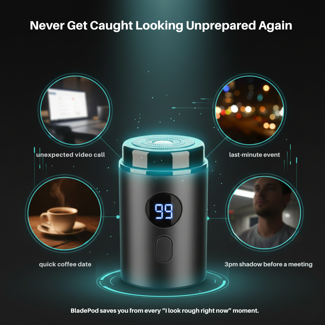 BladePod Mini Razor – Look Sharp On the Go