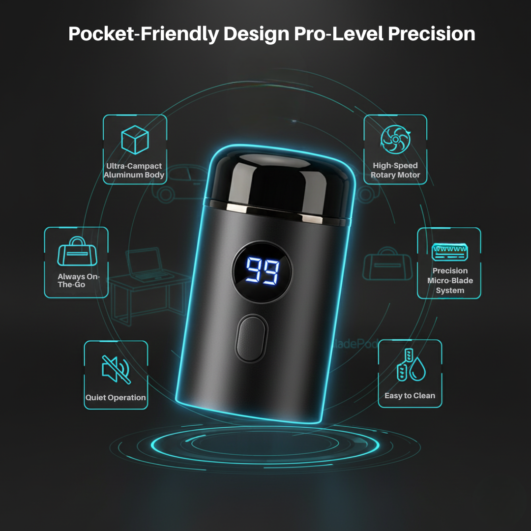 BladePod Mini Razor – Look Sharp On the Go