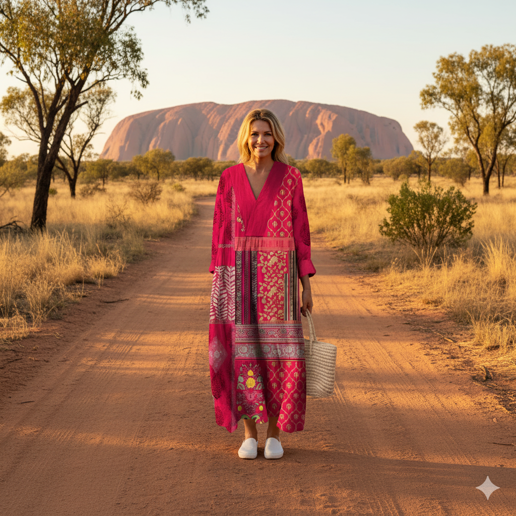 Marenca | Vivid Patchwork & Desert Glow